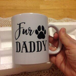 Fur Daddy coffee cup, new item